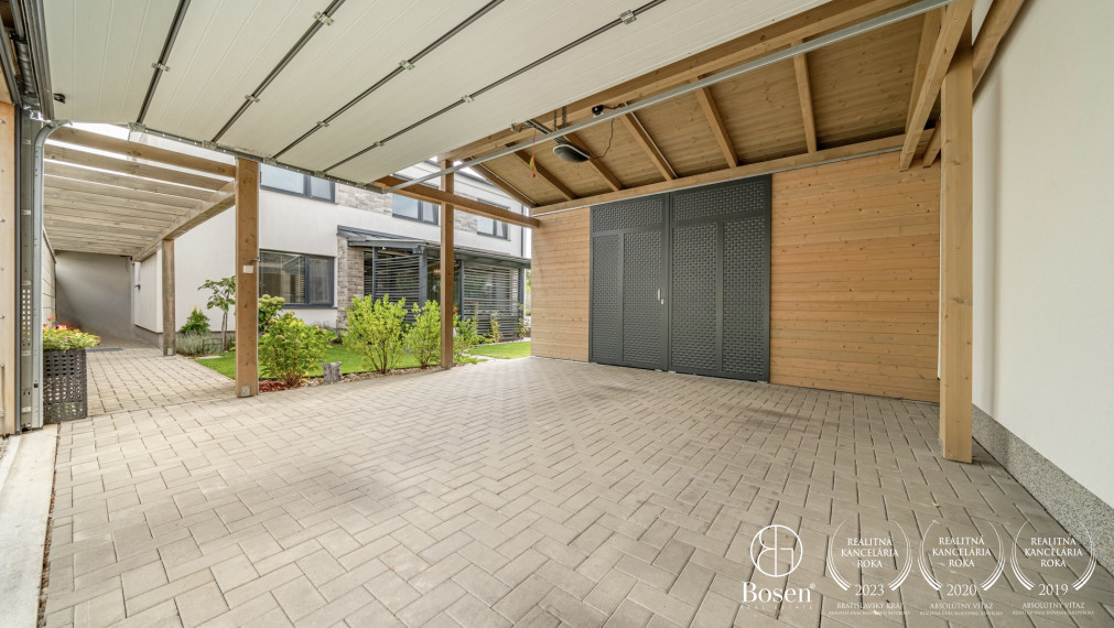 PREDANÉ - BOSEN | Moderný 4-izbový dom, bazén, 2x parkovanie, pozemok 300 m², Dunajská Lužná