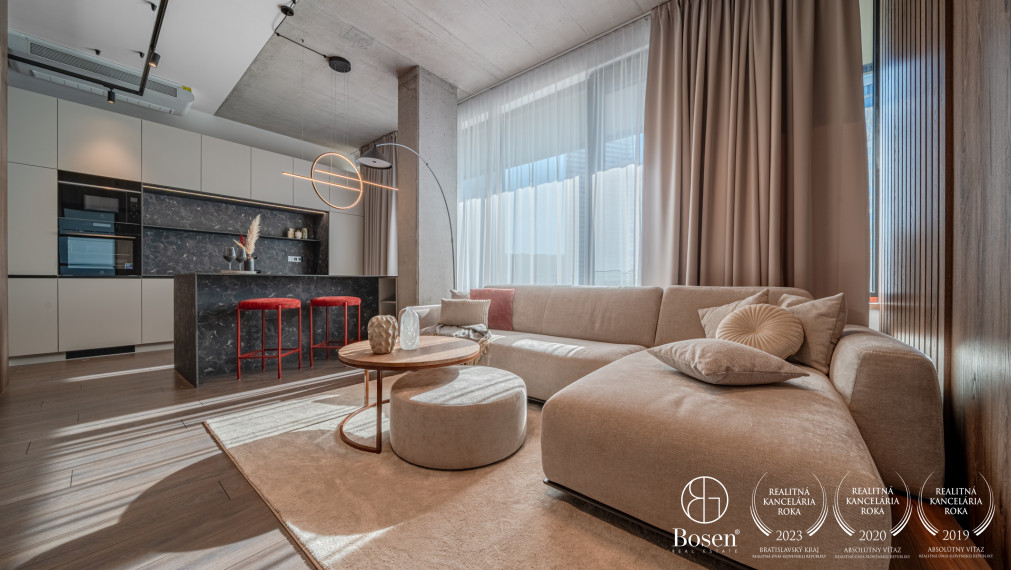 BOSEN | 2 izbový dizajnovo zariadený byt v novostavbe, BA - Staré Mesto