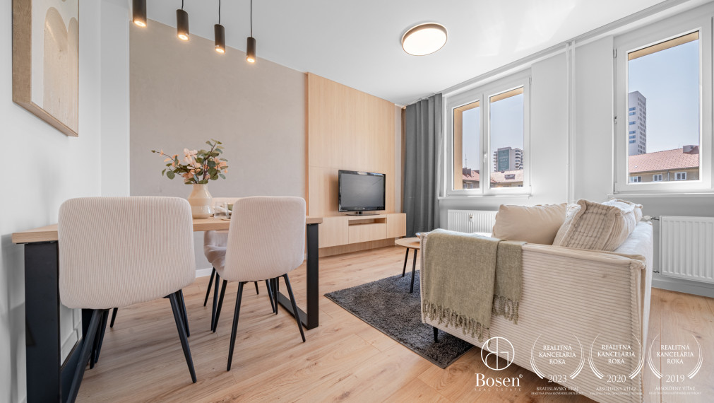 BOSEN | PREDANÉ Kompletne zrekonštruovaný 2 izbový byt, Kalinčiakova