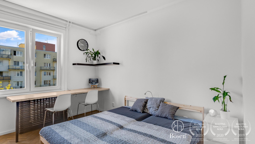 BOSEN | Kompletne zariadený  3-izbový byt, 64,5 m² pri Štrkovci, Svidnícka ulica, Bratislava - Ružinov