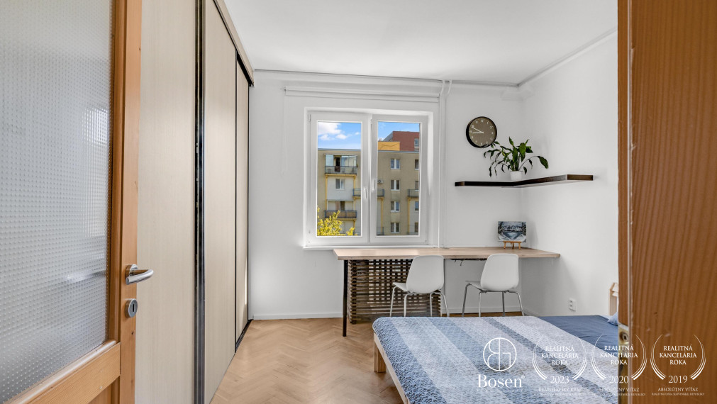 BOSEN | Kompletne zariadený  3-izbový byt, 64,5 m² pri Štrkovci, Svidnícka ulica, Bratislava - Ružinov