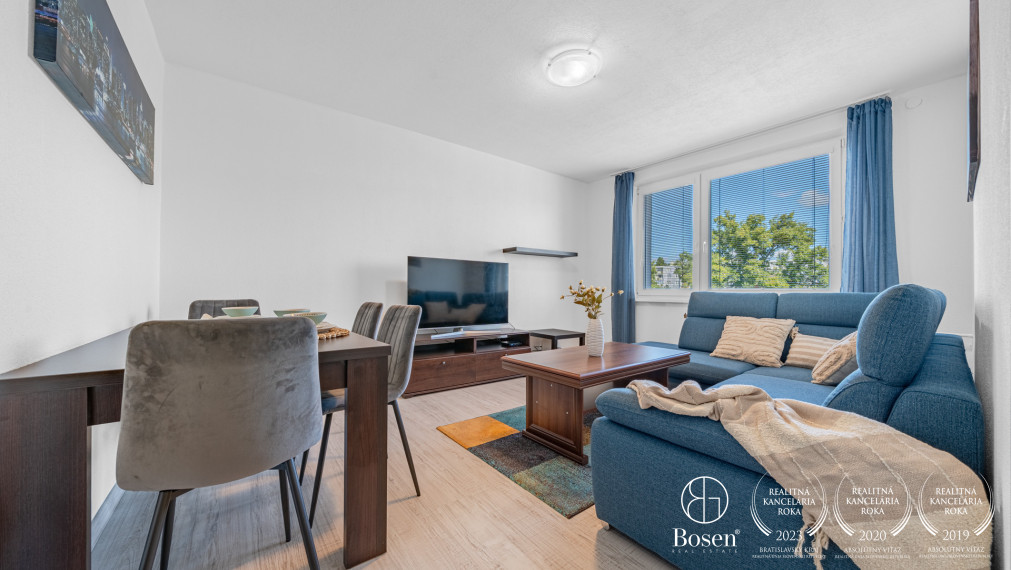 Na prenájom priestranný 3-izbový byt s balkónom v Ružinove – Exnárova ulica