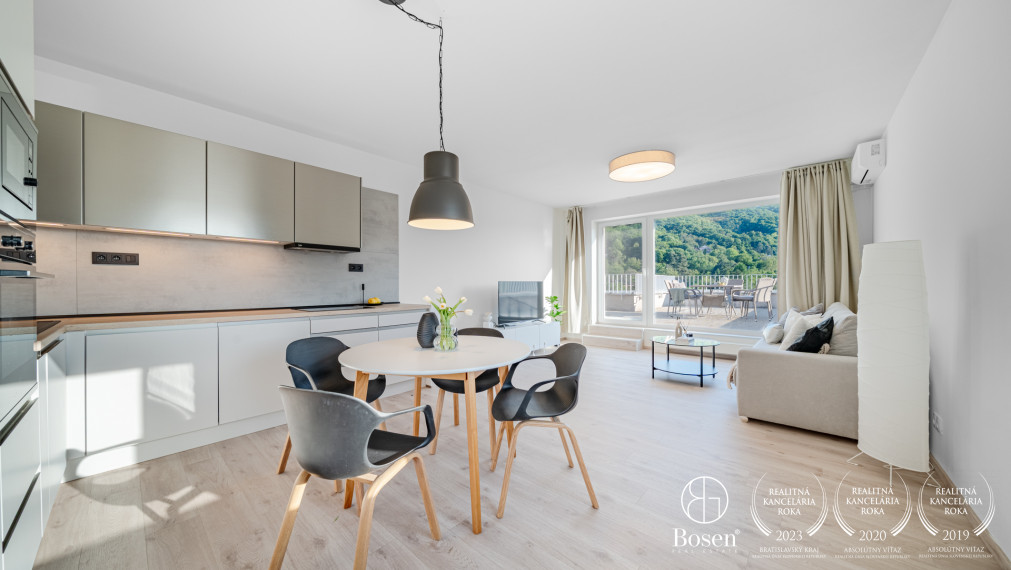 BOSEN | 4-bedroom apartment in a new building with a large terrace and a view of Devínska Kobyla, Devínska Nová Ves, 160.88 m2