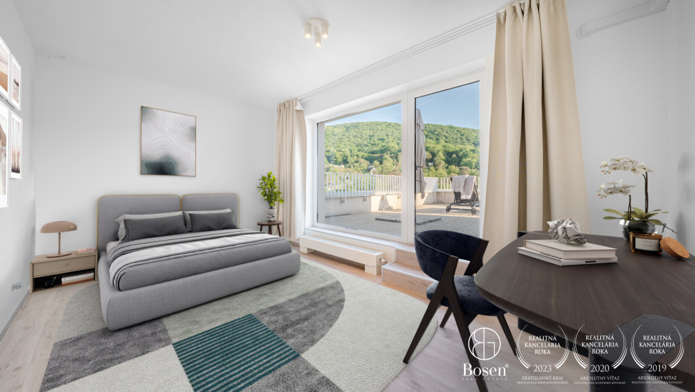 BOSEN | 4-bedroom apartment in a new building with a large terrace and a view of Devínska Kobyla, Devínska Nová Ves, 160.88 m2