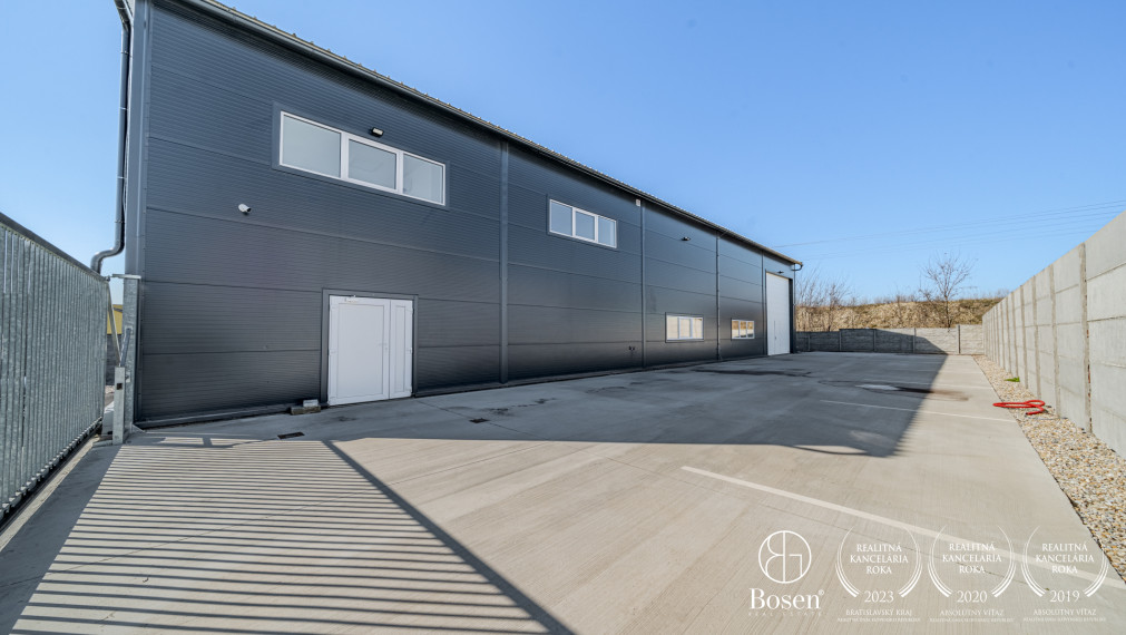 BOSEN | Novopostavená hala s administratívnym priestorom, Stupava