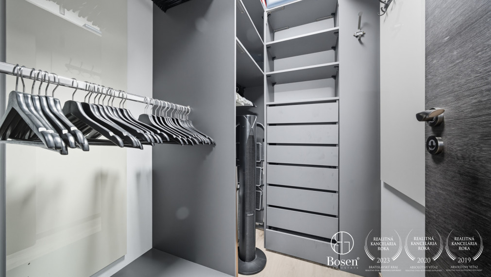 BOSEN | Kompletne zariadený 3 izb. byt, walk-in šatník, garážové státie, Ružinov, 67 m2
