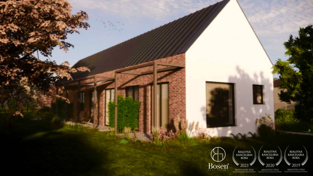 BOSEN | Na predaj rozostavaný dom s projektom, veľkou terasou a pozemkom 1875 m²