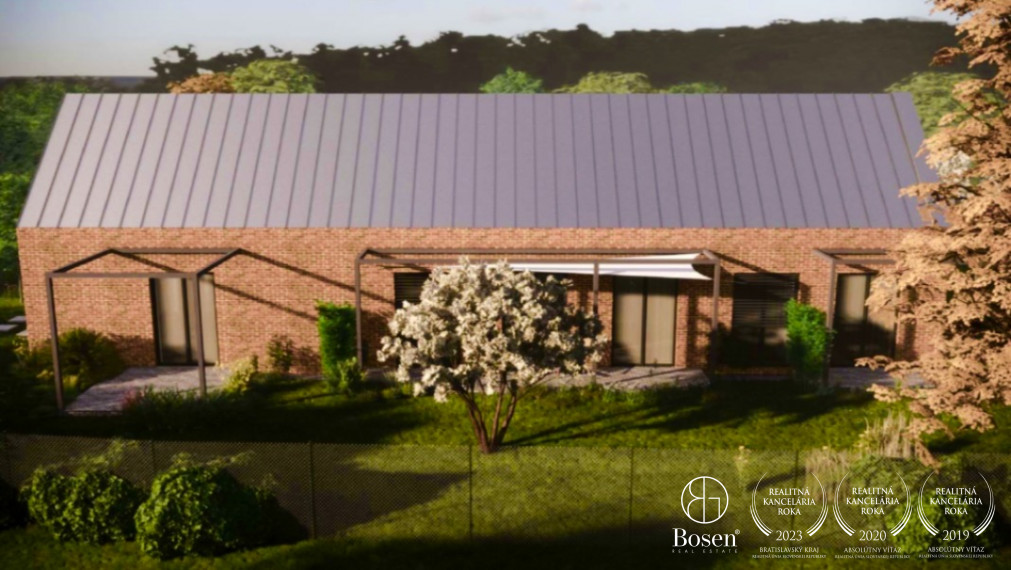 BOSEN | Na predaj rozostavaný dom s projektom, veľkou terasou a pozemkom 1875 m²