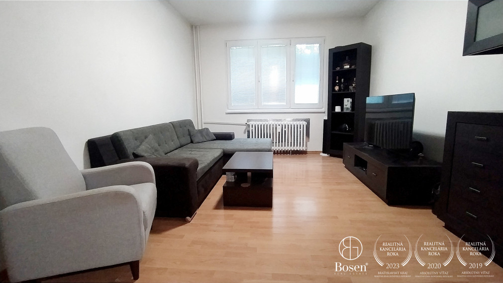 BOSEN | REZERVOVANÉ 2 izbový byt, kompletne zariadený, Švermová, 59,13 m2
