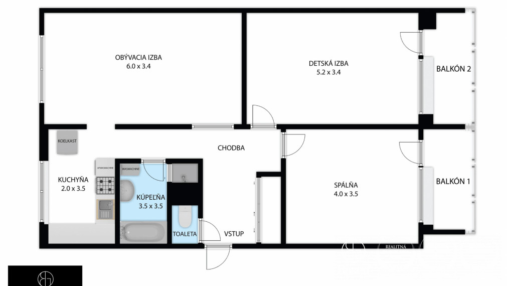 BOSEN | 3 izbový zrekonštruovaný byt Malacky, sídlisko JUH