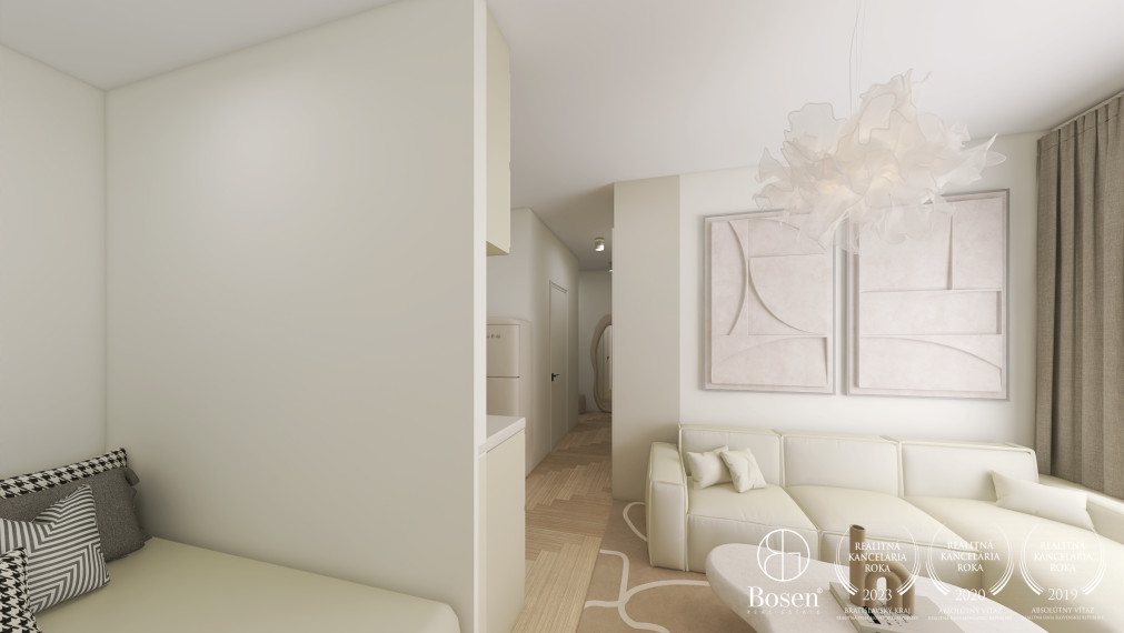 BOSEN | Na predaj garsónka v NOVOSTAVBE  - Trenčín ul. Hanzlíkovská, 40m2