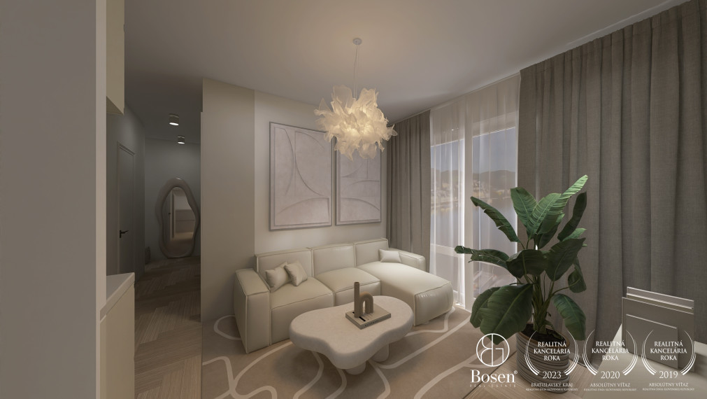 BOSEN | Na predaj garsónka v NOVOSTAVBE  - Trenčín ul. Hanzlíkovská, 40m2