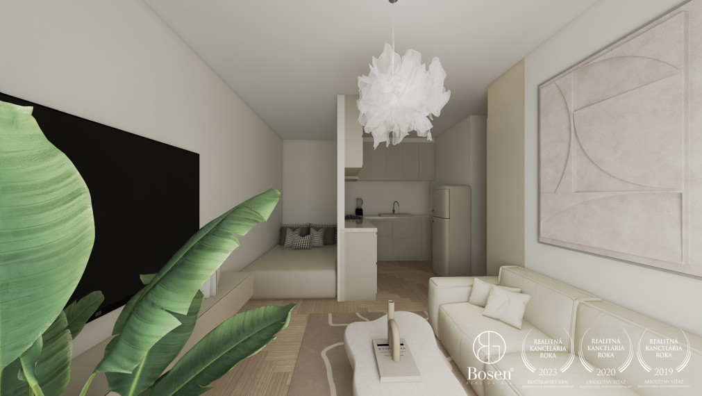 BOSEN | Na predaj garsónka v NOVOSTAVBE  - Trenčín ul. Hanzlíkovská, 40m2