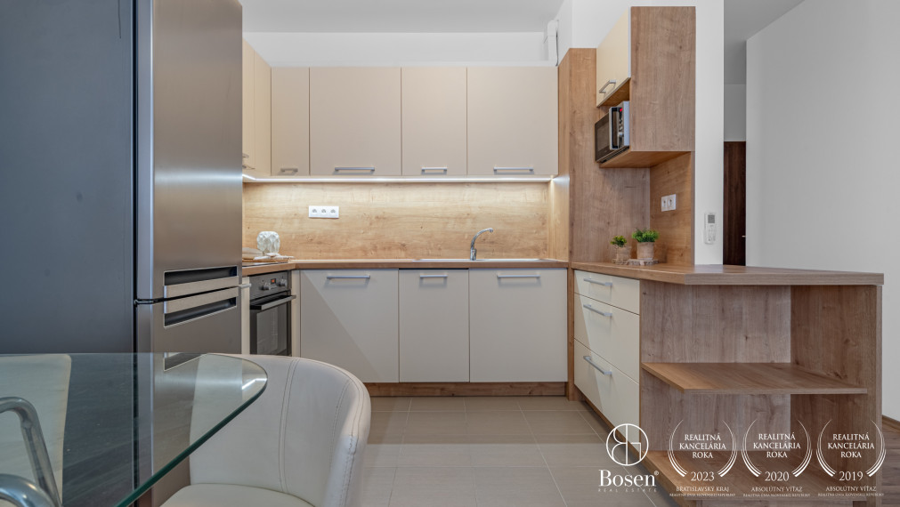 BOSEN | 3 izbový zariadený byt  s garážovým státím - Perla Ružinova
