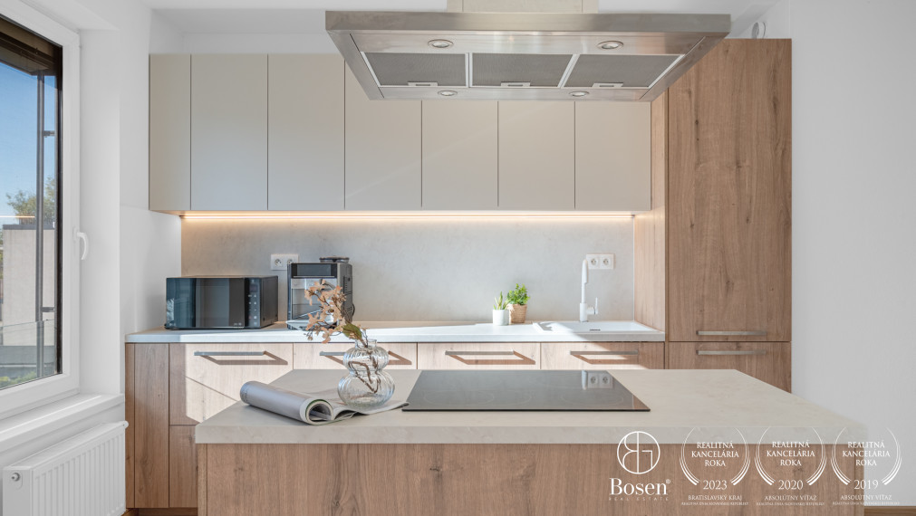 REZERVOVANÝ - BOSEN | Moderný 2-izbový byt s balkónom a parkovaním, Ota Holúska, BA 60,33 m²