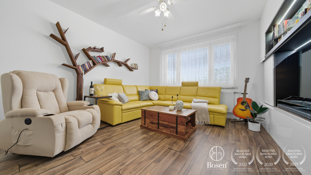 BOSEN | Zariadený 4 izb. byt, Ľubovnianska 8, Petržalka 87m2
