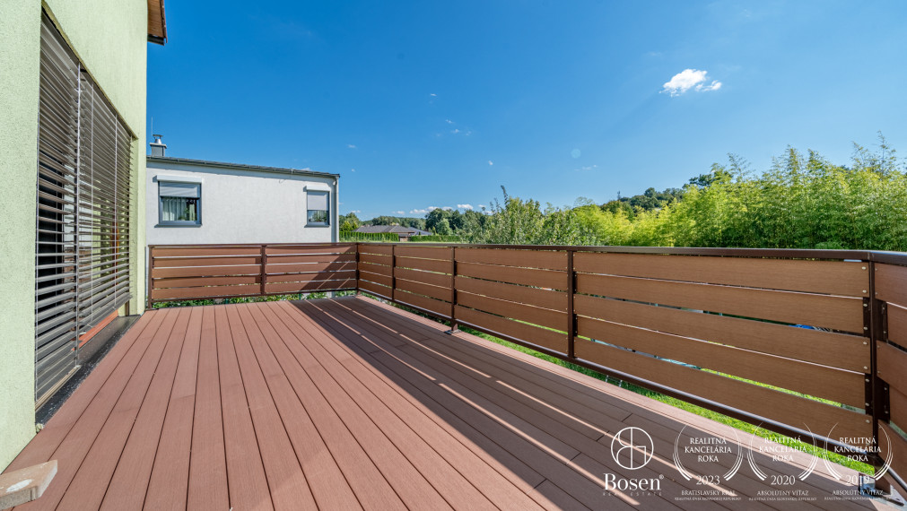 REZERVOANÉ - BOSEN | 5i pasívny drevodom s terasou, Lozorno