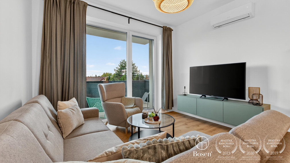 Moderný 2-izbový byt s loggiou a parkovaním – Geologická, Podunajské Biskupice