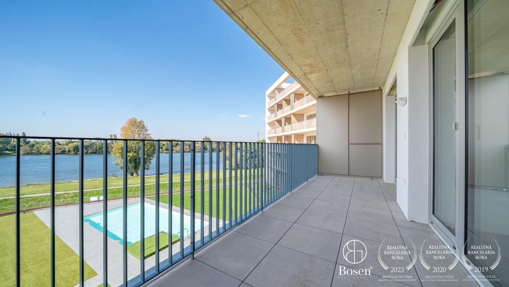 BOSEN | BLUEWAVE _ 2 izbový apartmán s krásnym výhľadom 4NP_A32, Banka, Piešťany, 86.80 m2