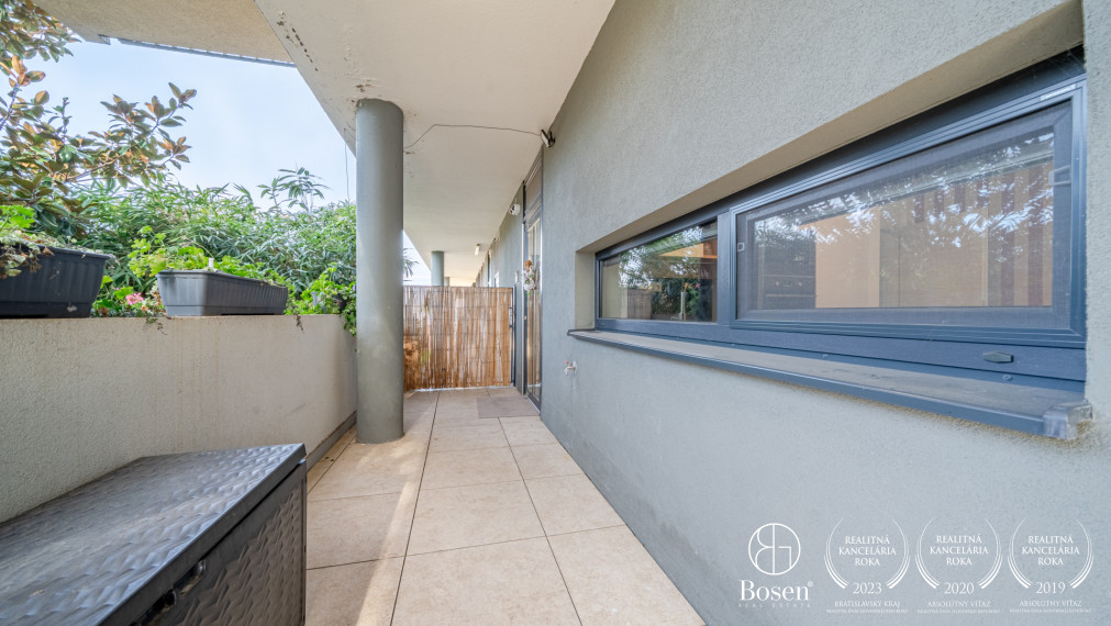 BOSEN | 3 izbový byt, záhrada, terasa, 3xparking, 85m2