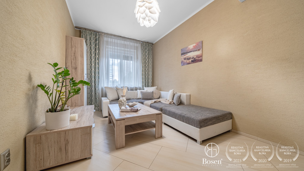 REZERVOVANÉ |  BOSEN group | 3 izbový byt s parkovacím miestom pri OC VIVO Bratislava