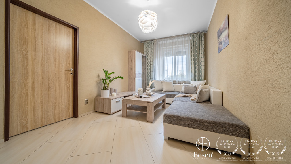 REZERVOVANÉ |  BOSEN group | 3 izbový byt s parkovacím miestom pri OC VIVO Bratislava