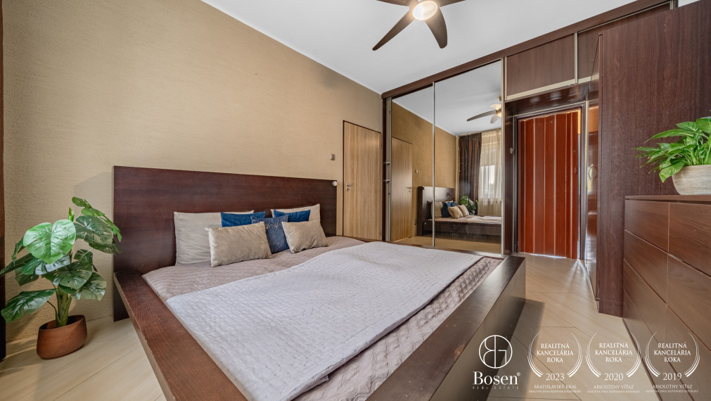 REZERVOVANÉ |  BOSEN group | 3 izbový byt s parkovacím miestom pri OC VIVO Bratislava