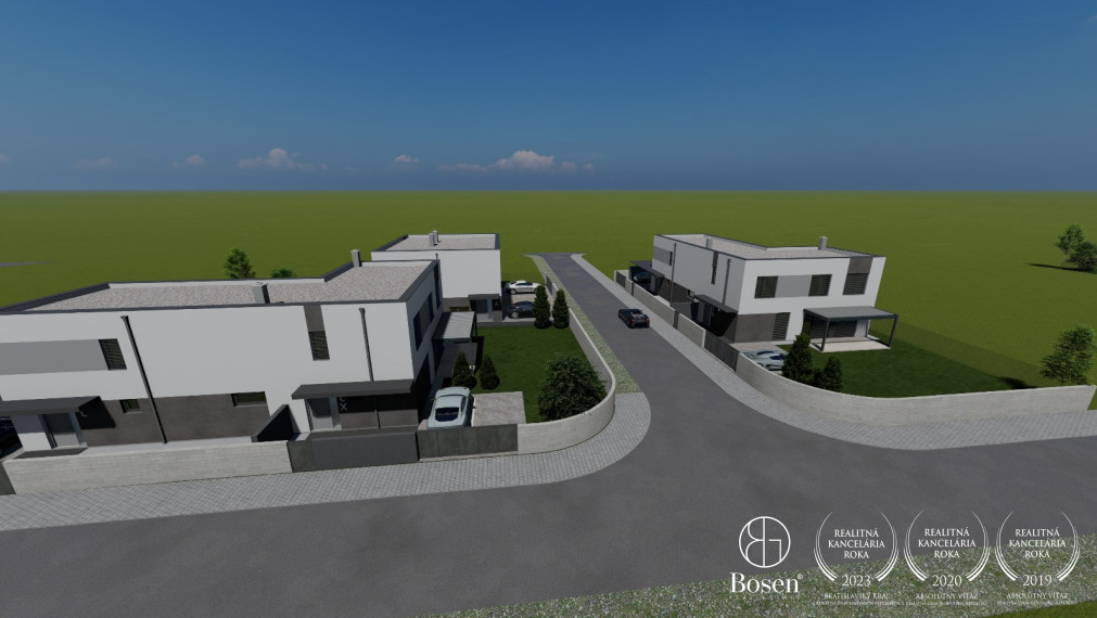 BOSEN | Jedinečné rodinné domy vo výstavbe, Rovinka