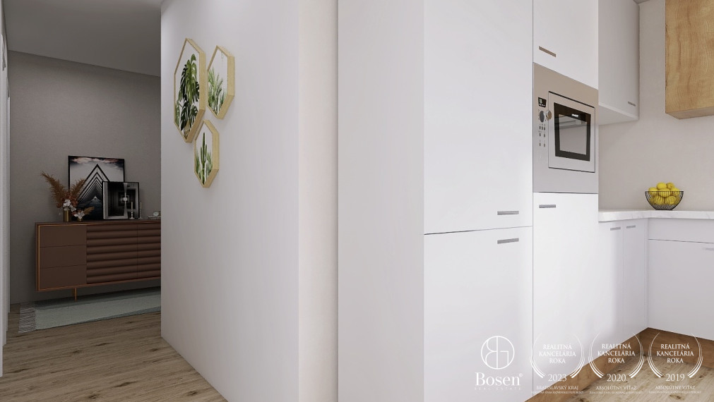 BOSEN | Zrekonštruovaný 3izbový byt s loggiou, 75m2.