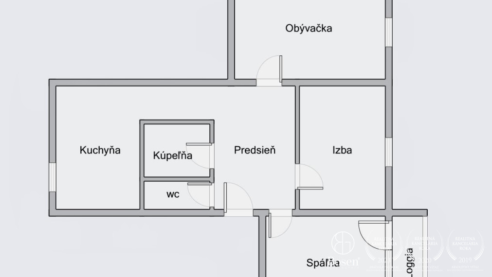 BOSEN | Zrekonštruovaný 3izbový byt s loggiou, 75m2.