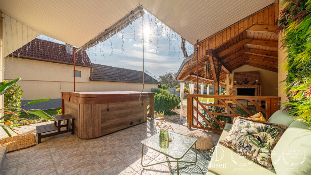 BOSEN | 3 izbový rodinný dom s veľkorysým pozemkom 1369 m2 v obci Ňárad,  Dunajská Streda