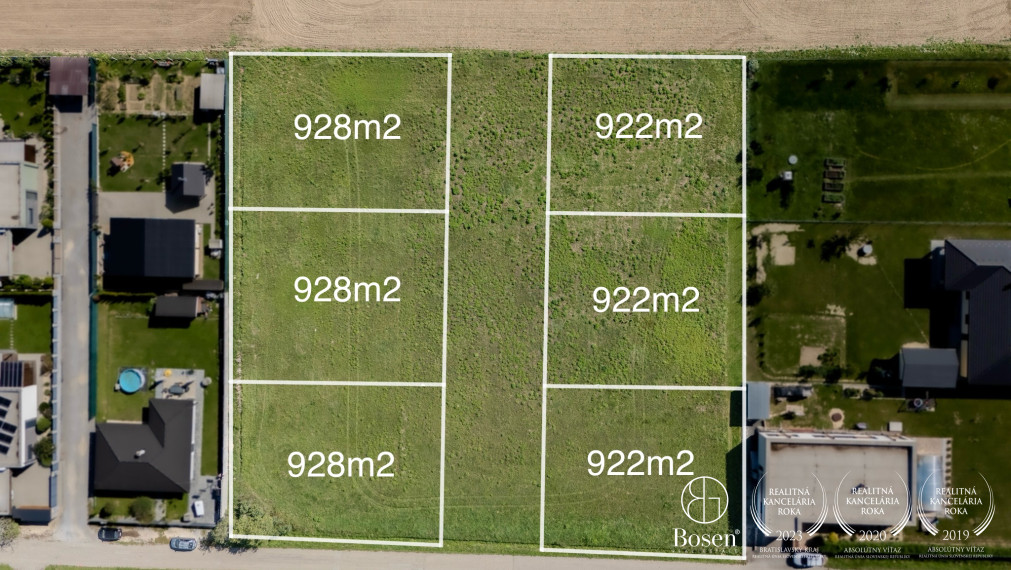 BOSEN | Pezemky na výstavbu rodinných domov, Močiar, Rimavské Janovce.