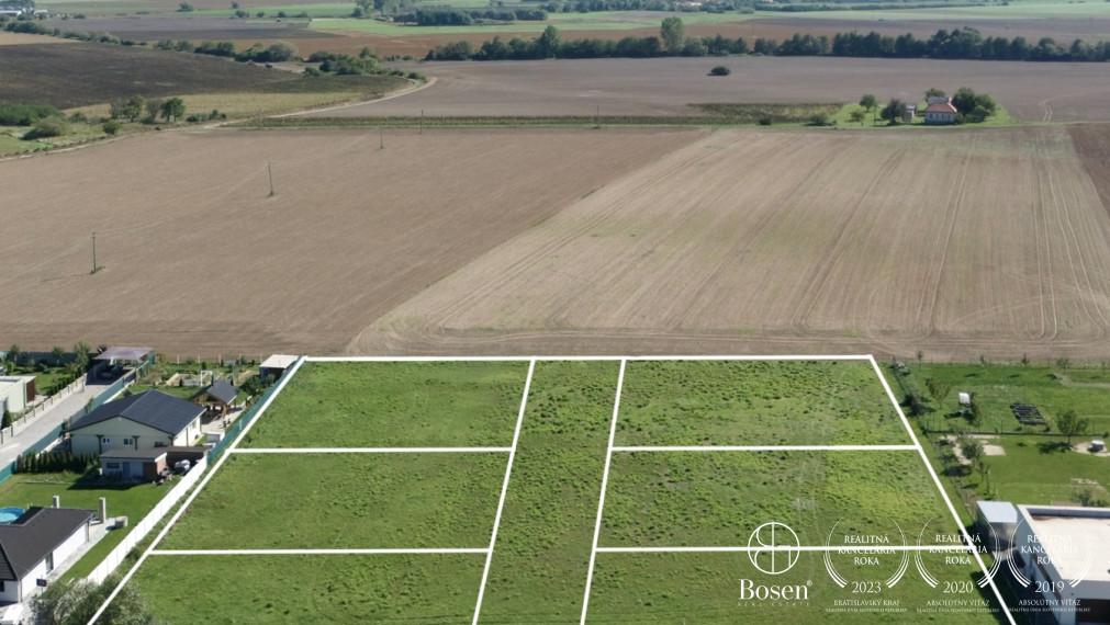 BOSEN | Pezemky na výstavbu rodinných domov, Močiar, Rimavské Janovce.