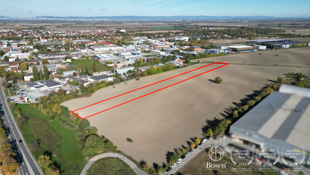 BOSEN | Investičný pozemok pri IMPA a Oktagon Gym v Šamoríne