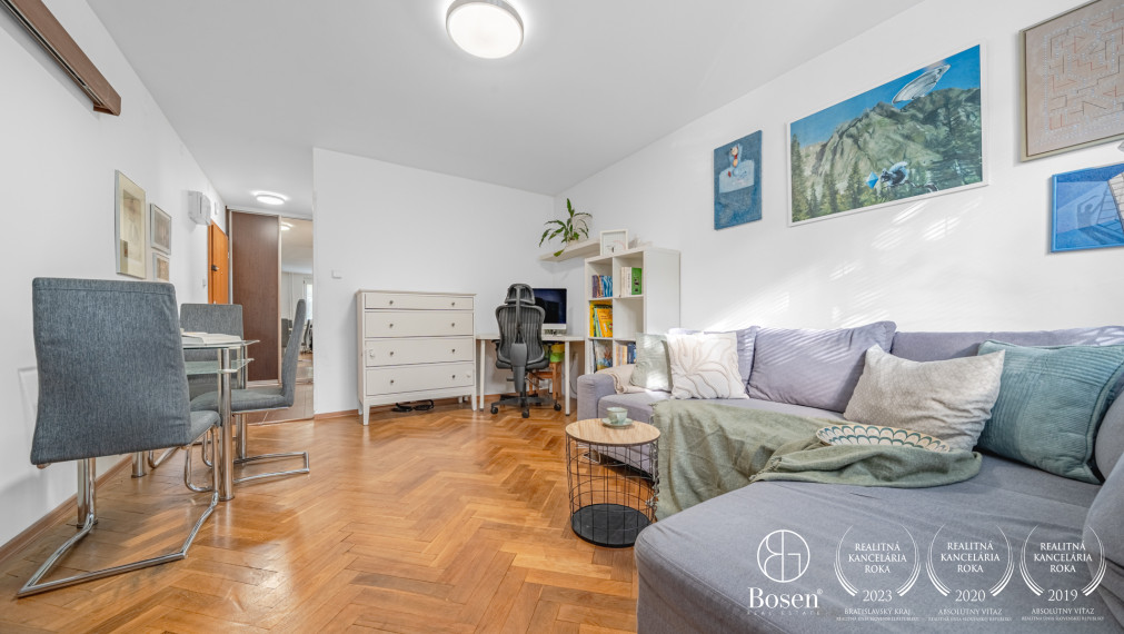 REZERVOVANÉ | BOSEN| 2 izbový byt v tichej zelenej lokalite Devínskej Novej Vsi