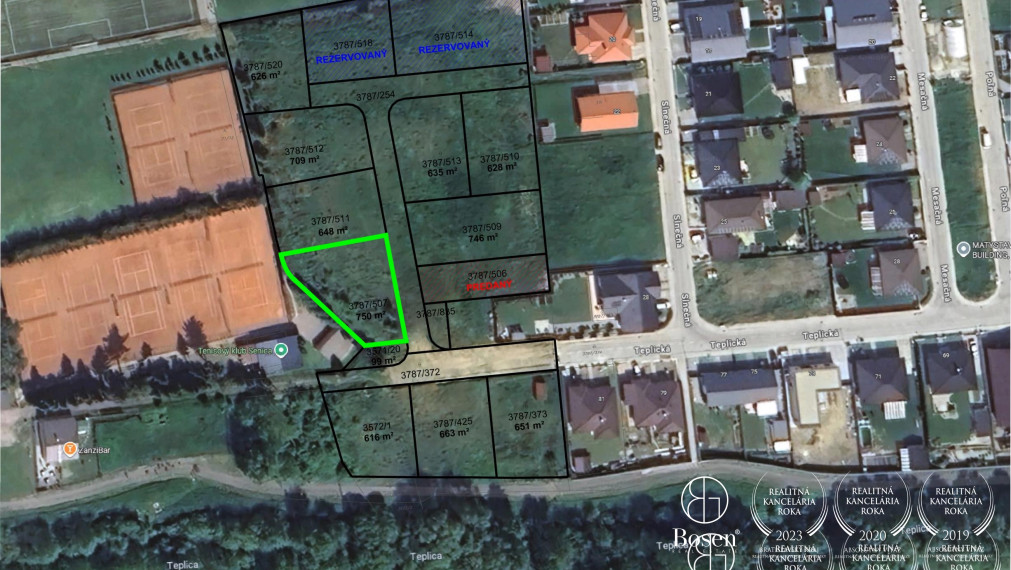 BOSEN | Stavebný pozemok pre rodinný dom, Senica, časť Sotiná - Mlyny, 750 m2