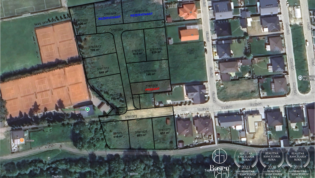 BOSEN | Stavebný pozemok pre rodinný dom, Senica, časť Sotiná - Mlyny, 635 m2