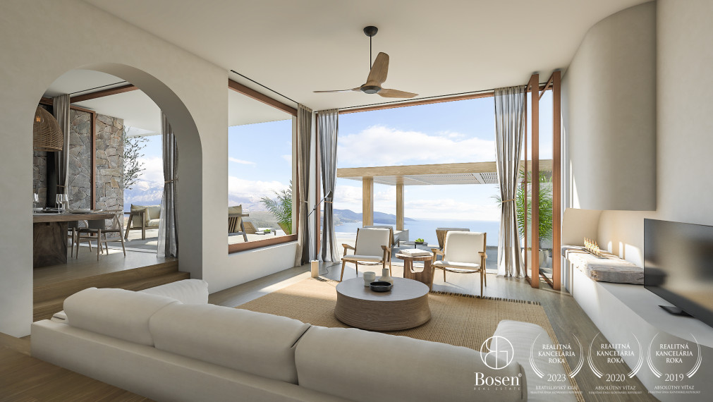 BOSEN| Unikátny townhouse v Luštici Bay, Čierna Hora