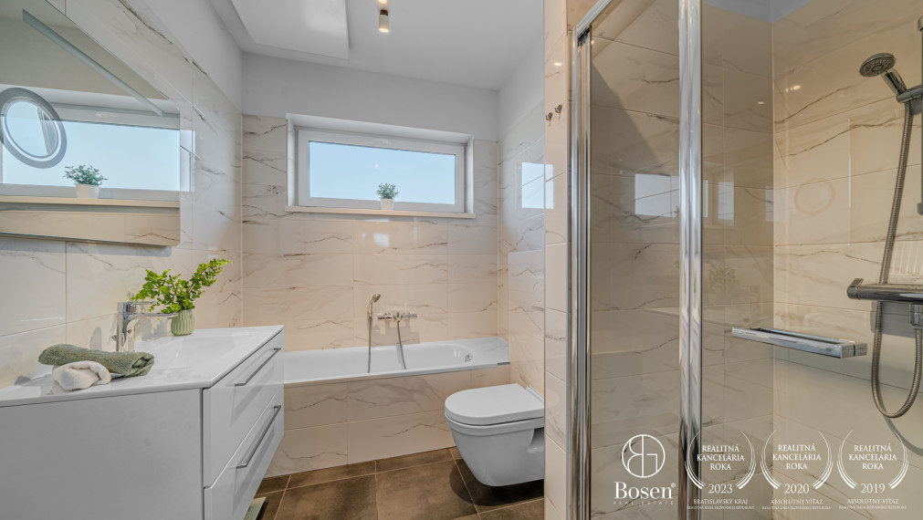 BOSEN | Na prenájom moderný 4-izbový rodinný dom s terasou, klimatizáciou a fotovoltikou – Alžbetin Dvor