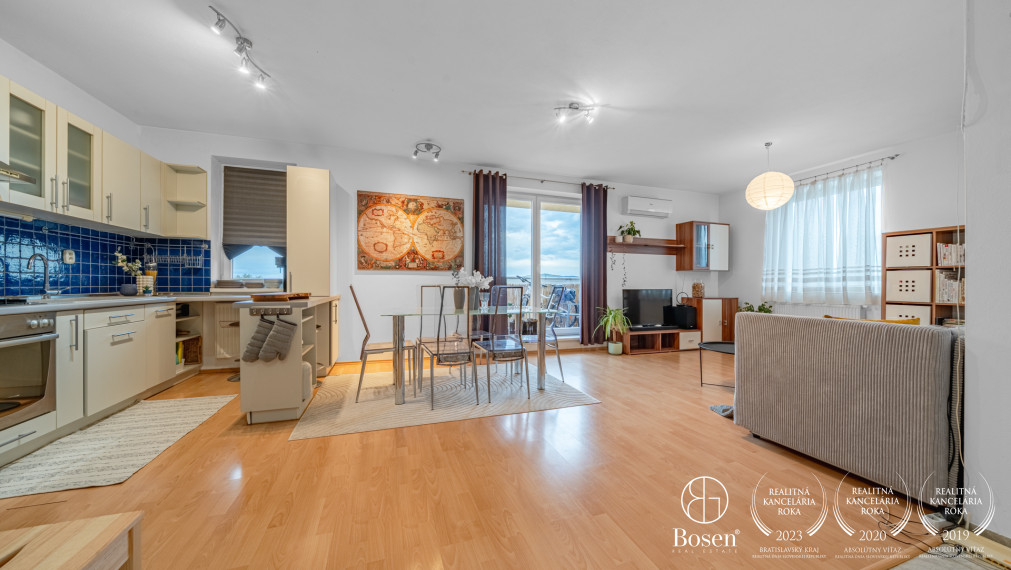 BOSEN | 3- izbový priestranný byt, Budatínska ulica - Petržalka, 84 m2