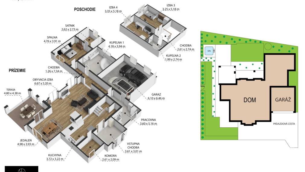 REZERVOVANÉ!!! BOSEN | Rodinná vila s bazénom a jacuzzi