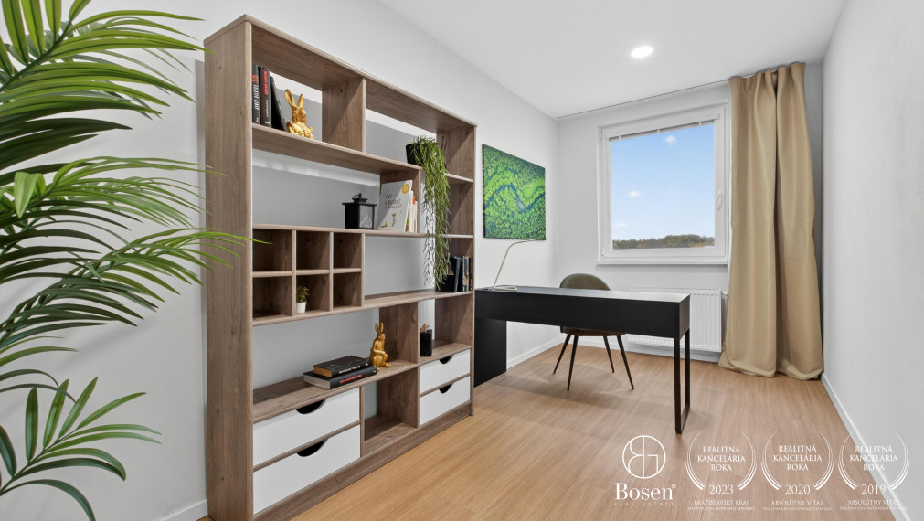 BOSEN | 4 izbový kompletne zrekonštruovaný byt s loggiou, 87,2 m2, Bzovícka, Petržalka