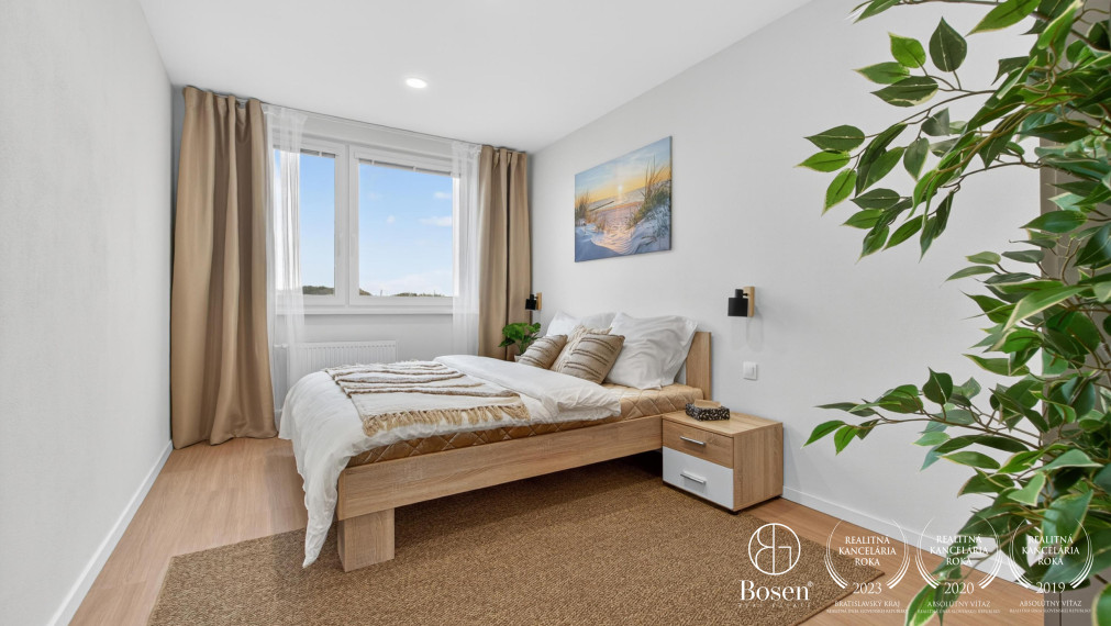 BOSEN | 4 izbový kompletne zrekonštruovaný byt s loggiou, 87,2 m2, Bzovícka, Petržalka