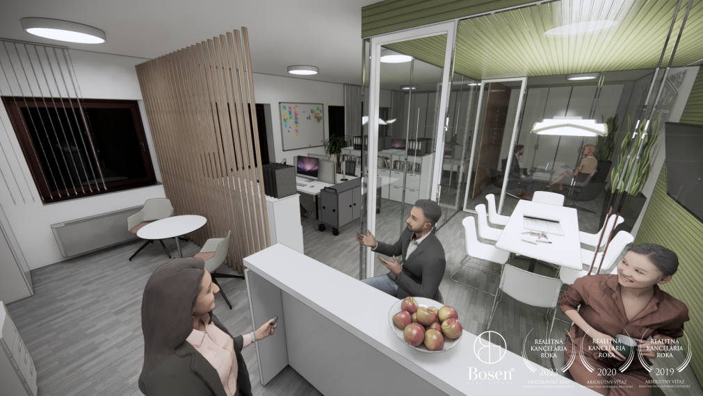 BOSEN | Prenájom kancelárskych priestorov 83,75m2 na Panenskej ulici - Staré Mesto, Bratislava