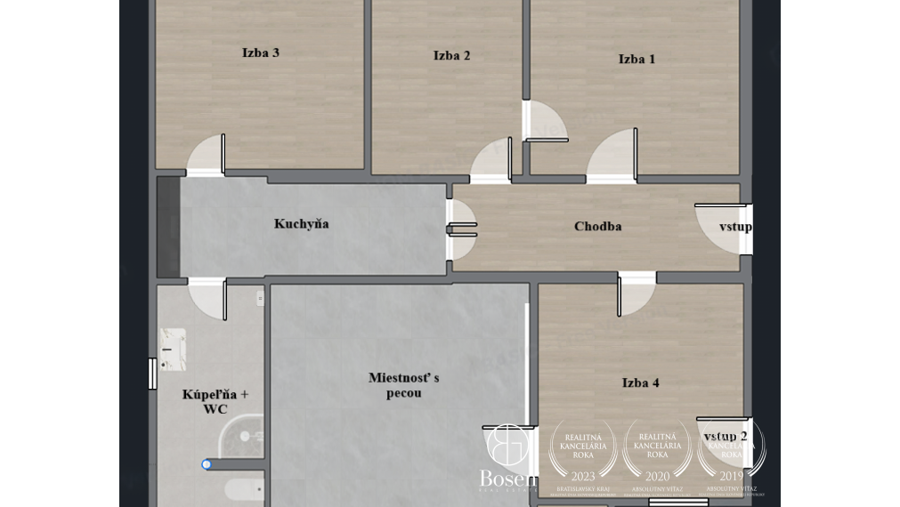 BOSEN |4 izbový rodinný dom, Dolné Saliby okres Galanta