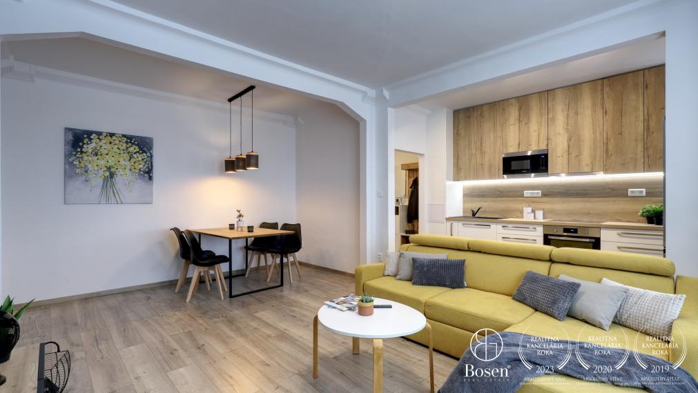 BOSEN I REZERVOVANÝ Zrekonštruovaný 2-izbový byt pri Štrkoveckom jazere