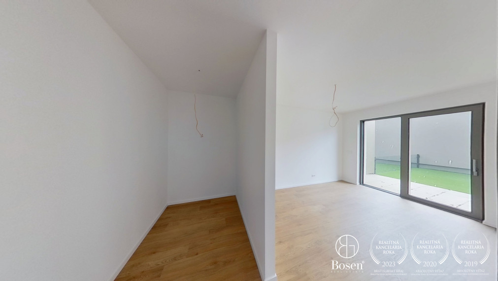 BOSEN |  BLUEWAVE _ 2 izbový apartmán s predzáhradkou A2_02, Banka, Piešťany, 122.94 m2