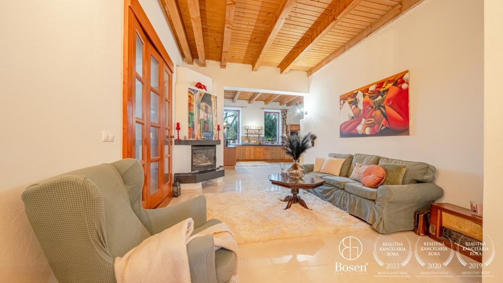 BOSEN | Unique country estate, family house, stable, 30,000 m² land, only 27 km from Bratislava, Dúbrava