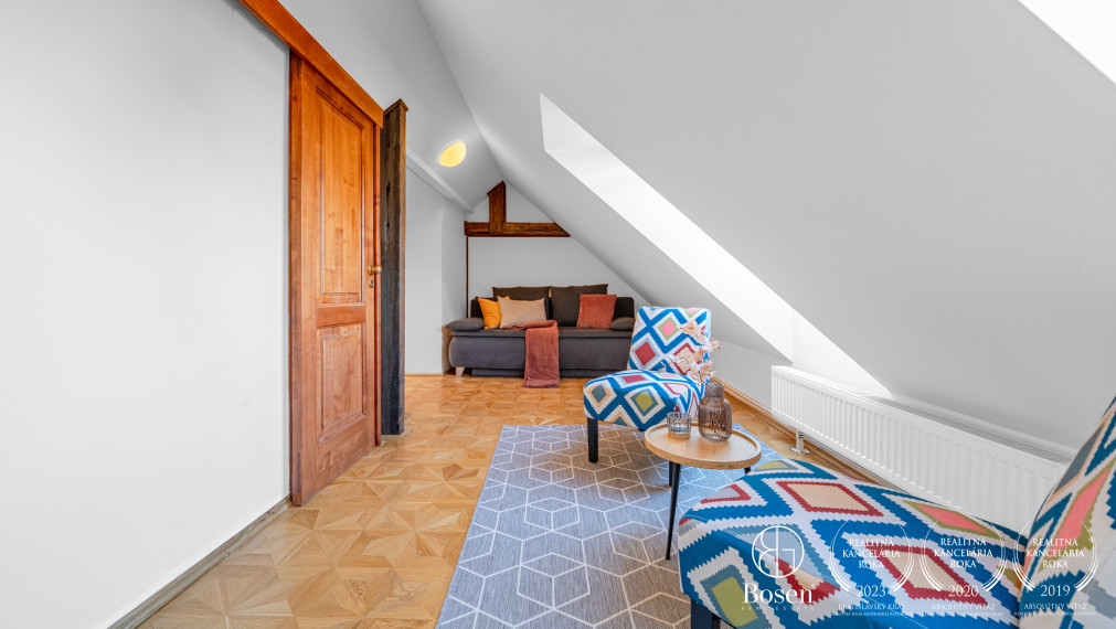 BOSEN | 5-room attic apartment with an exceptional atmosphere in the Esterházy Palace, Panská Street, Bratislava, 228 m²