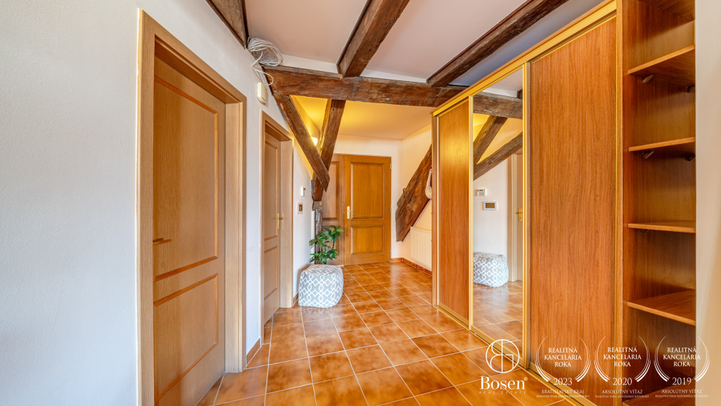 BOSEN | 5-room attic apartment with an exceptional atmosphere in the Esterházy Palace, Panská Street, Bratislava, 228 m²